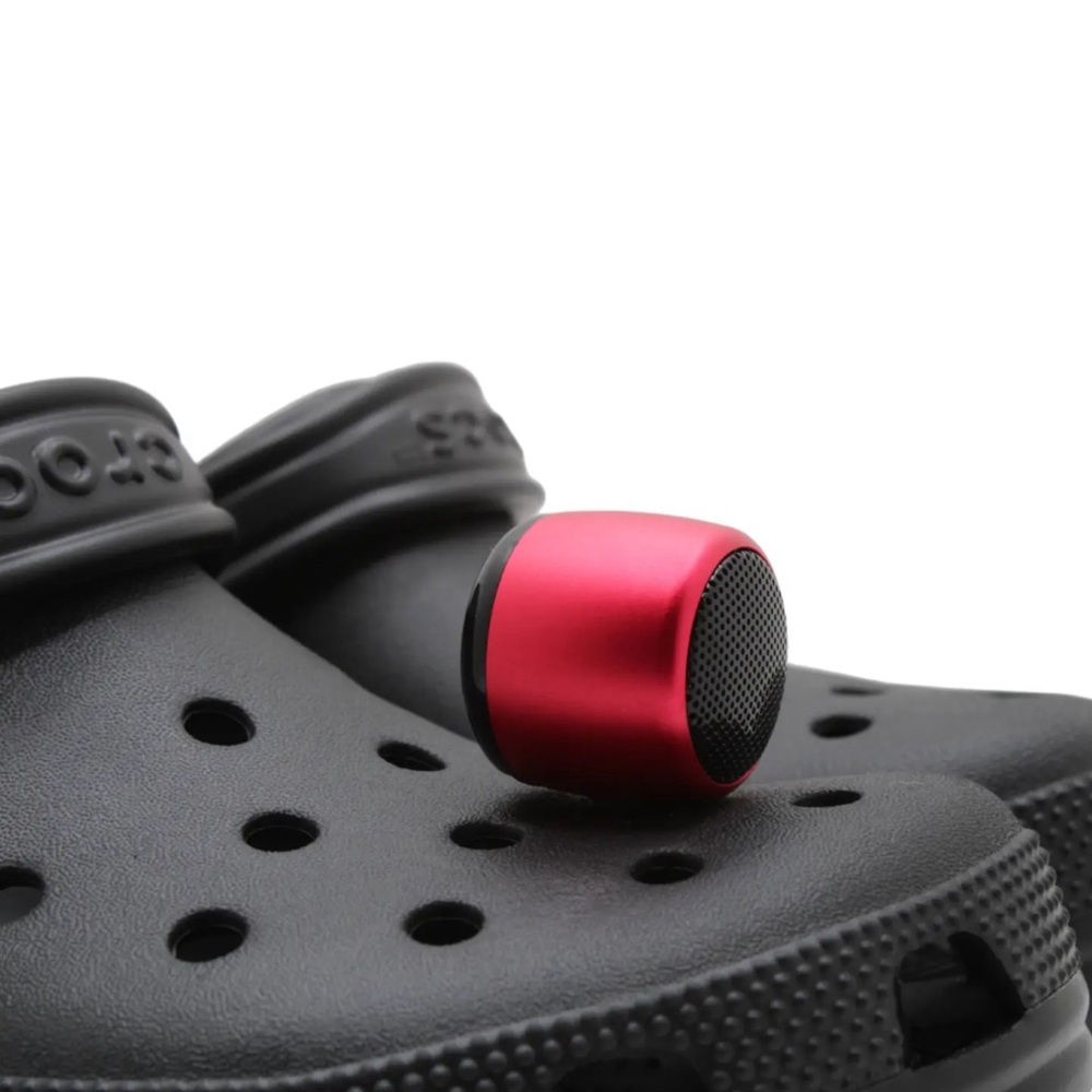 Mini Bluetooth Speaker Croc Charms Wireless (Red)